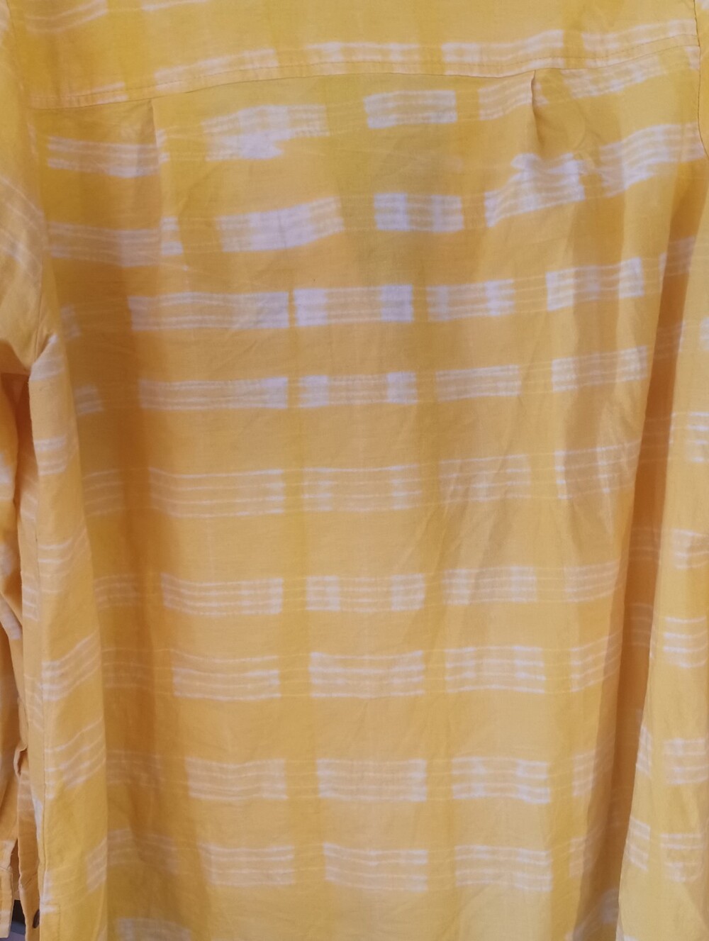 ZURI Yellow & White Striped Button-Up Top - Picture 5 of 5